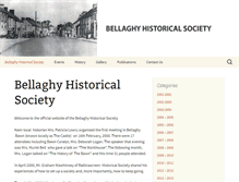 Tablet Screenshot of bellaghyhistoricalsociety.com